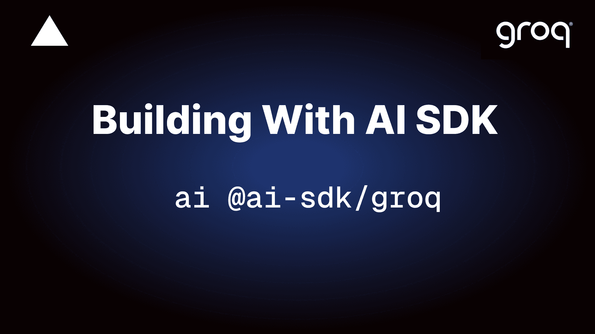 Building with Vercel's AI SDK - Part 1