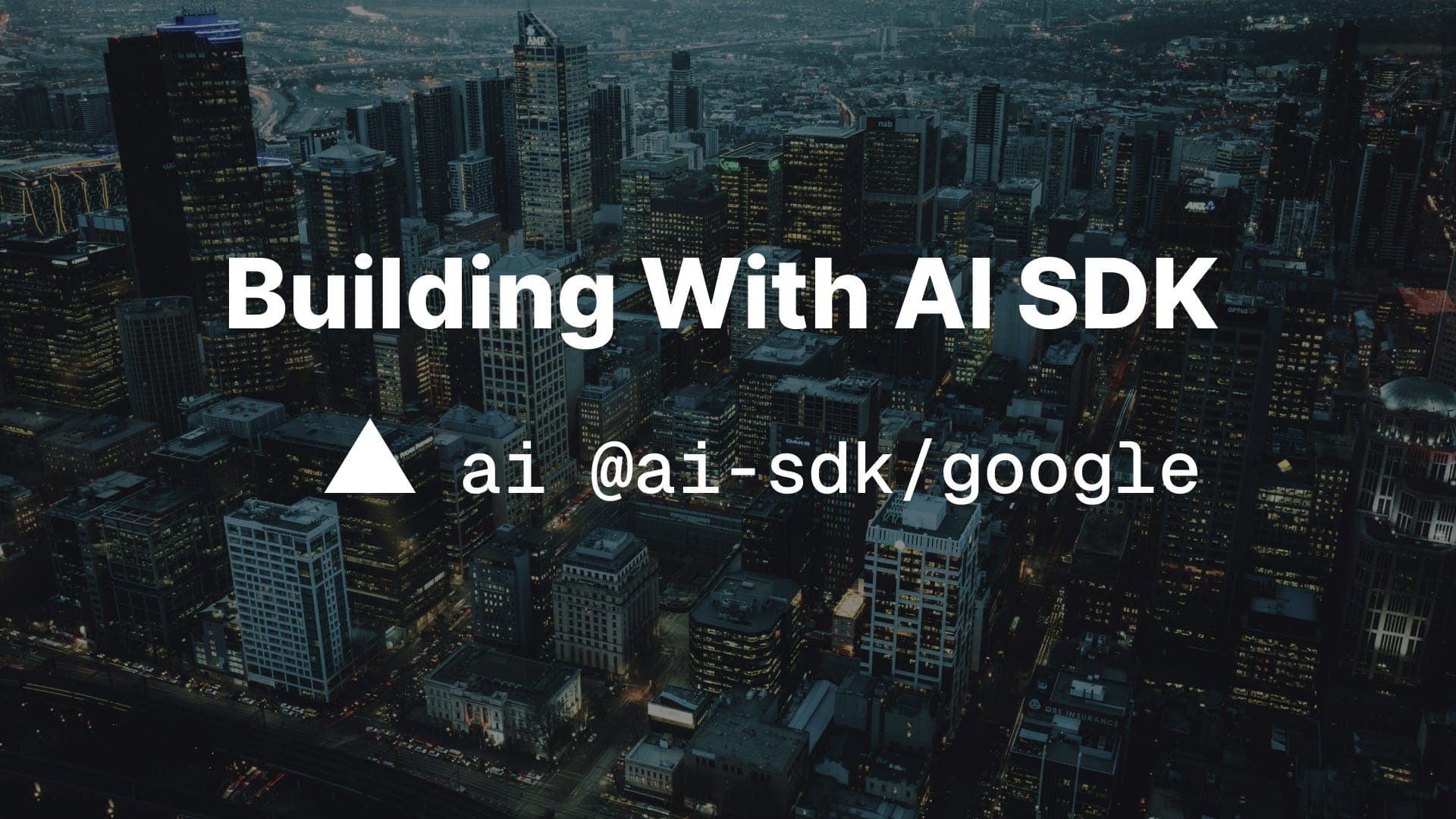 Building with Vercel's AI SDK - Part 2